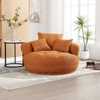 Poltrona rotonda relax ?C bianco/blu/grigio/giallo/arancione/rosso rosa/blu navy/verde, posto singolo e doppio