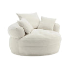 Poltrona rotonda relax ?C bianco/blu/grigio/giallo/arancione/rosso rosa/blu navy/verde, posto singolo e doppio
