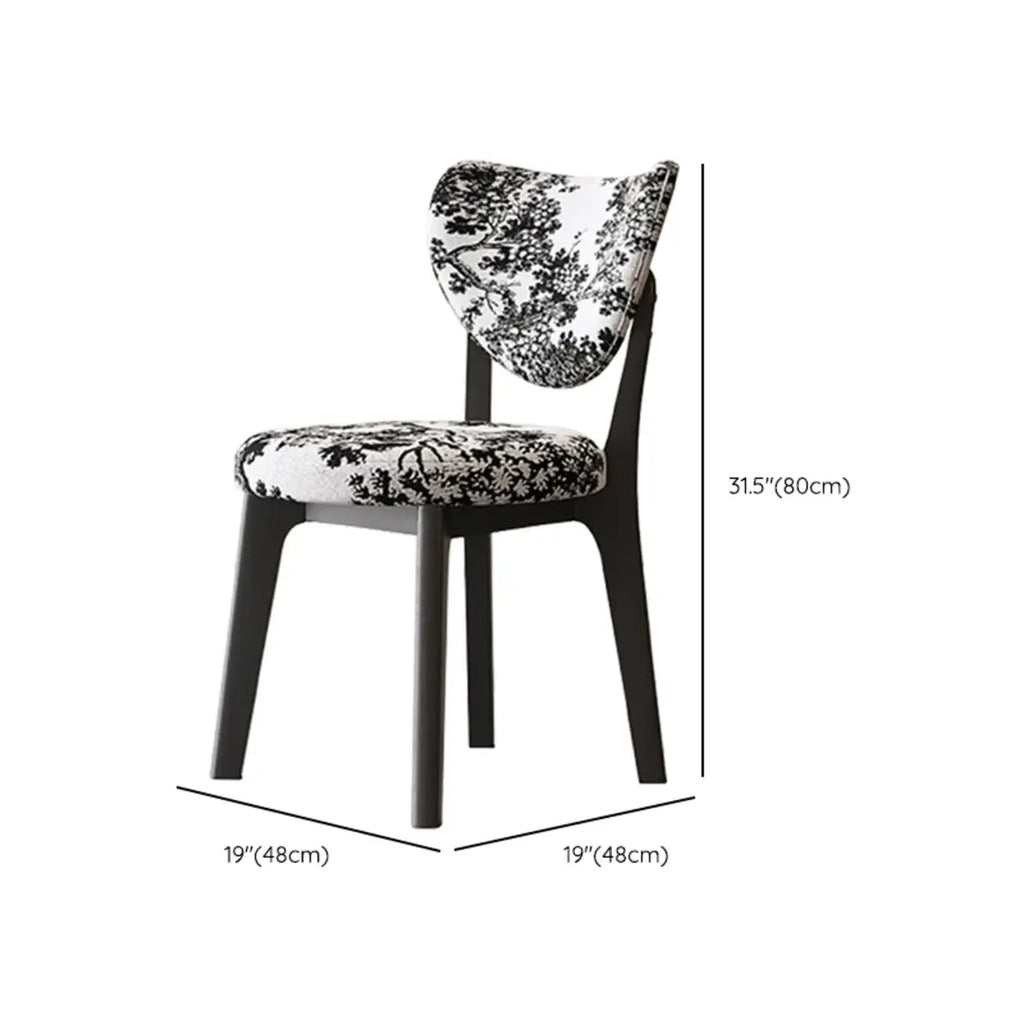 Sedia da pranzo moderna senza braccioli, con schienale alto e rivestimento in similpelle