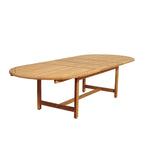 Ensemble de salle à manger de jardin extensible Amazonia Teak Sessa en teck, 13 pièces – 13 pièces
