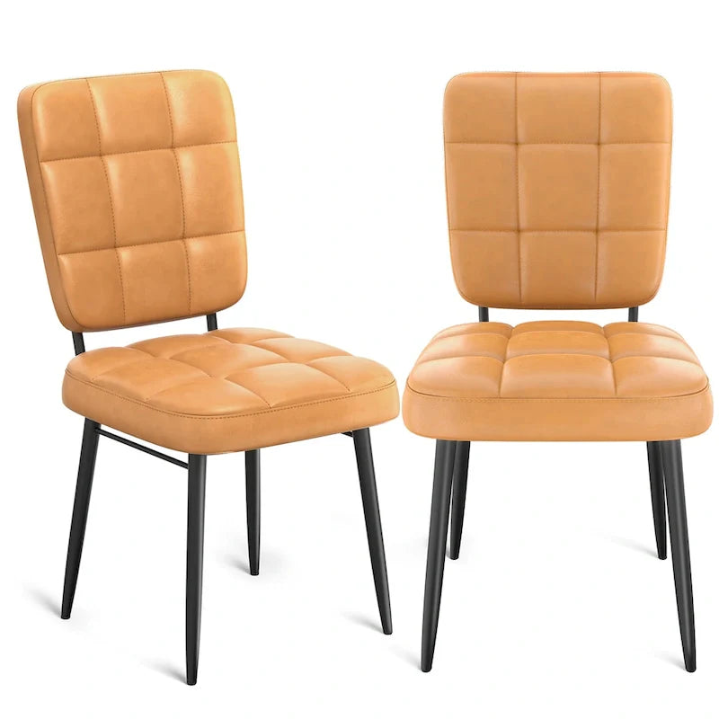 Chaises de salle à manger modernes, lot de 2/4/6/8, chaises de cuisine rembourrées avec coussin épais pour salle à manger