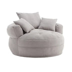 Poltrona rotonda relax ?C bianco/blu/grigio/giallo/arancione/rosso rosa/blu navy/verde, posto singolo e doppio
