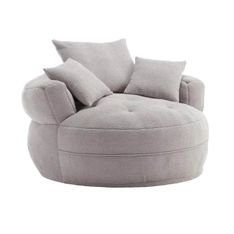 Poltrona rotonda relax ?C bianco/blu/grigio/giallo/arancione/rosso rosa/blu navy/verde, posto singolo e doppio