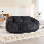 GDFStudio - Divano relax Laurel in ciniglia a 2 posti con schiuma ad alta densità e comfort extra-large
