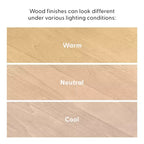 Credenza Plank+Beam Contour in legno massello con 3 ante, mobile TV da 59 pollici per il soggiorno