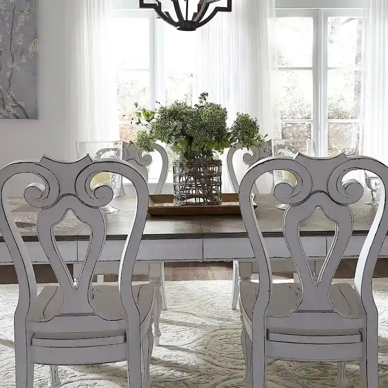 Chaise d’appoint à dossier éclaté Magnolia Manor (lot de 2)