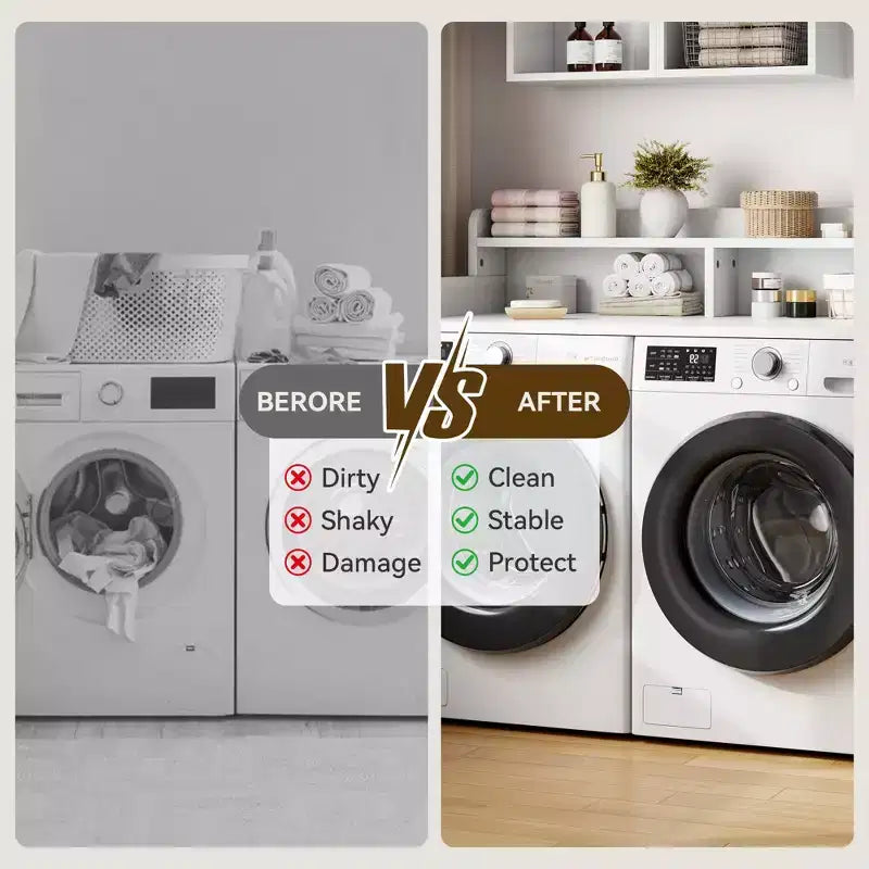 Plan de travail à 2 niveaux pour lave-linge et sèche-linge avec étagère ou tiroirs, couvre-plan de buanderie avec tapis antidérapant, dessus de 54X27.5 pour plier le linge