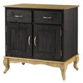 Grünes Buffet-Sideboard aus Holz