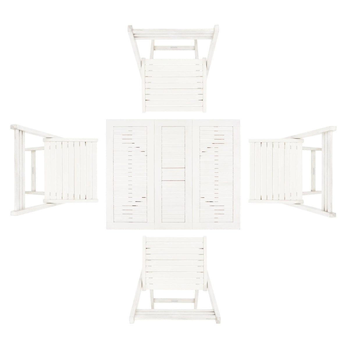 Set da pranzo da esterno SAFAVIEH Brandy, 5 pezzi - 43" L x 35" P x 29" H