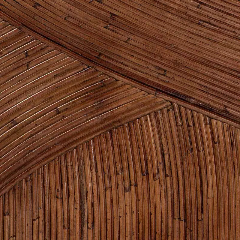 Testiera indipendente King Elettra in rattan bali & pari: lavorata a mano, senza montaggio, design bohémien