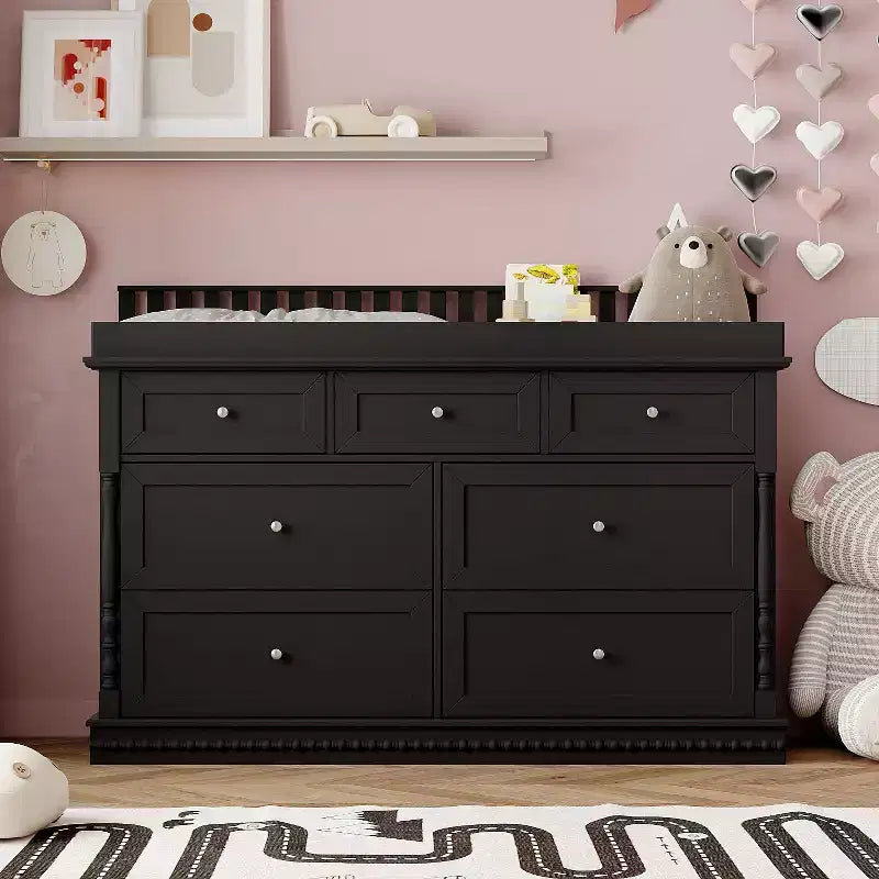 Cassettiera fasciatoio versatile per neonati Famapy: design trasformabile, cassetti spaziosi, cresce insieme al tuo bambino
