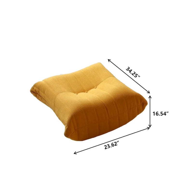 Canapé de sol moelleux, fauteuil poire relax pour salon