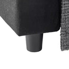 Cadeira sofá-cama de chenille extra profunda Polibi