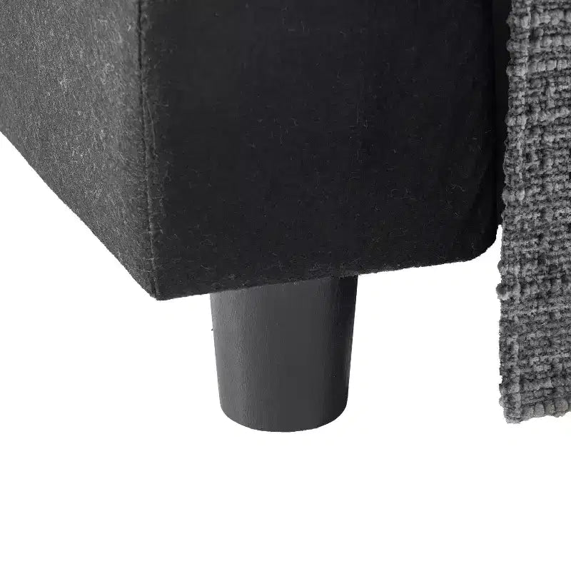 Cadeira sofá-cama de chenille extra profunda Polibi