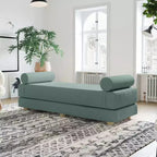 Lit de repos/lit d’appoint escamotable grand format – microvelours
