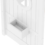 Cadre de lit plateforme en forme de maison, format une place et demie/double, lit cabane au sol pour tout-petit, lit Montessori pour enfant, lit maison de jeu avec étagère de rangement – ModernLuxe