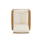 Ensemble de salon extérieur Willowbrook en bois d’acacia pour 4 personnes, par Christopher Knight Home