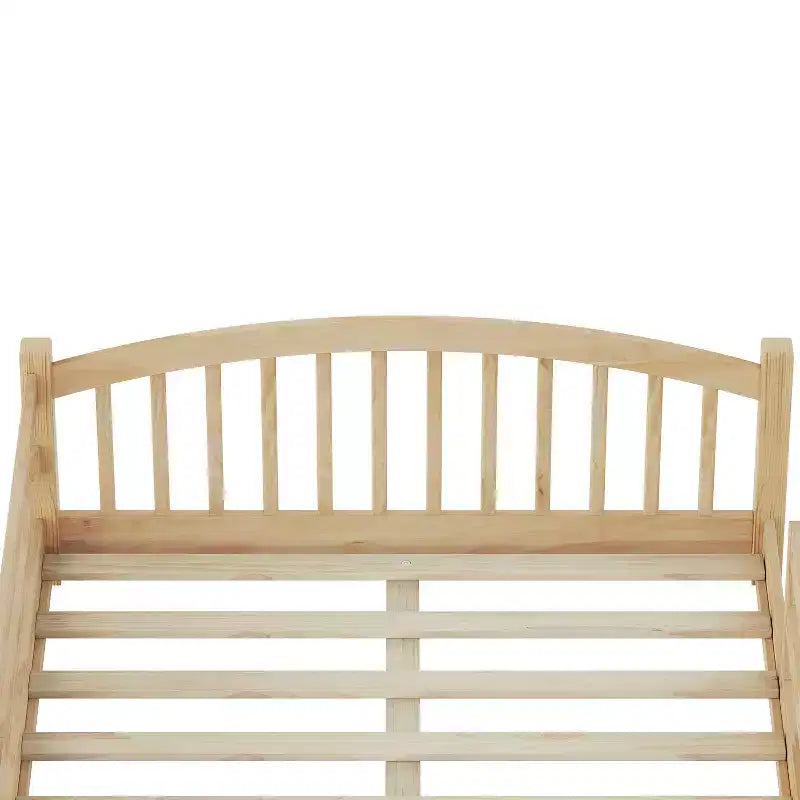Letto Montessori basso Luxystar a una piazza e mezza, con sponde di sicurezza e testiera
