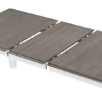 Ensemble de table à manger extensible de style champêtre pour 6 personnes, table rectangulaire et 6 chaises rembourrées