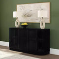 Credenza Plank+Beam Contour in legno massello con 3 ante, mobile TV da 59 pollici per il soggiorno