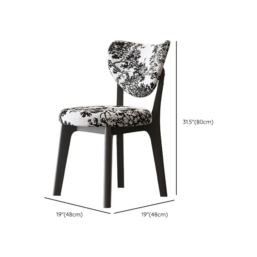 Sedia da pranzo moderna senza braccioli, con schienale alto e rivestimento in similpelle