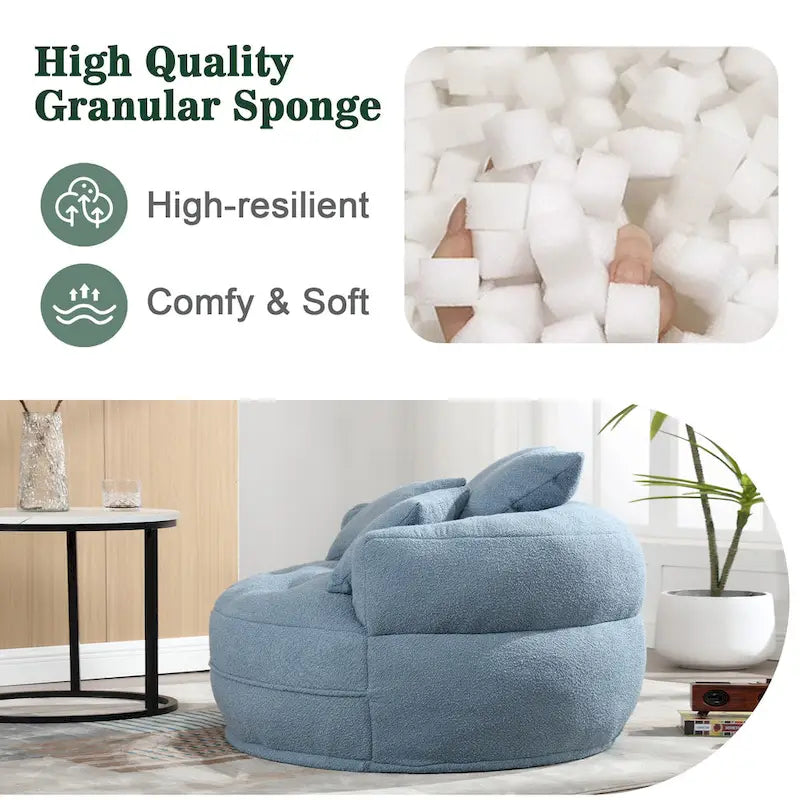 Poltrona rotonda relax ?C bianco/blu/grigio/giallo/arancione/rosso rosa/blu navy/verde, posto singolo e doppio