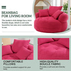 Poltrona rotonda relax ?C bianco/blu/grigio/giallo/arancione/rosso rosa/blu navy/verde, posto singolo e doppio