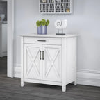 Key West Secretary Desk with Storage Cabinet by Bush Furniture
