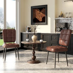 Chaises de salle à manger modernes, lot de 2/4/6/8, chaises de cuisine rembourrées avec coussin épais pour salle à manger