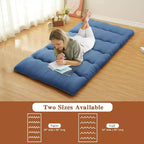 Japanese Futon Mattress, Foldable Floor Sleeping Pad, Tatami Mat for Home, Camping Mattress
