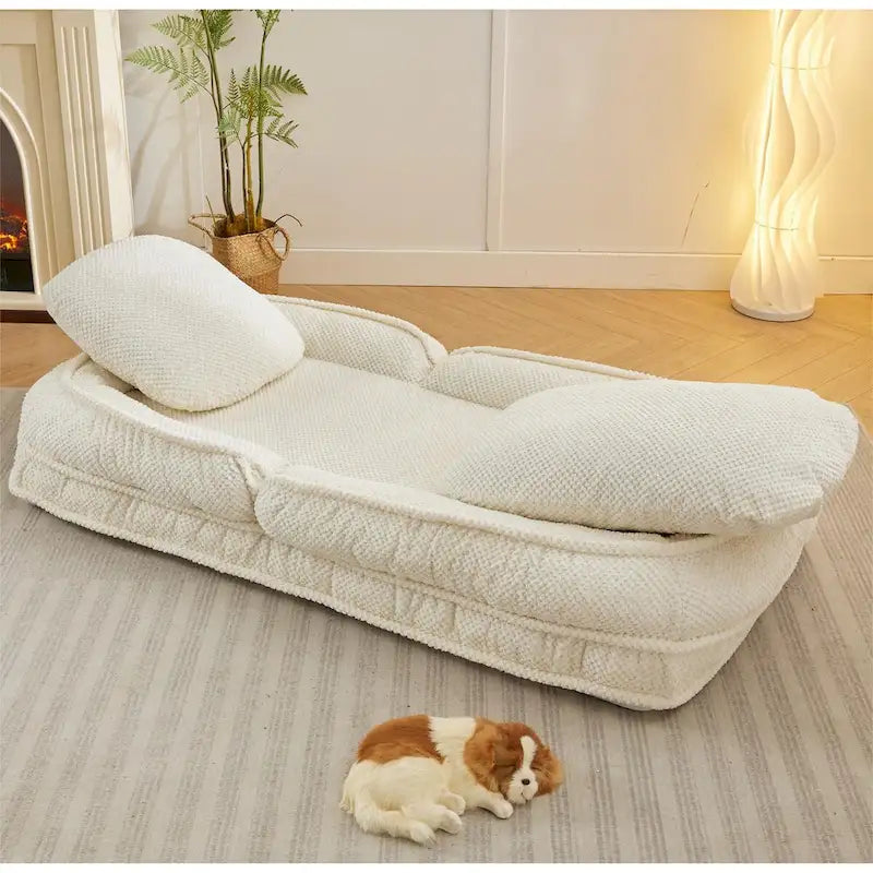 Divano poltrona relax, 5 posizioni regolabili, per sedersi, dormire e ripiegarsi, ideale per camera da letto e soggiorno