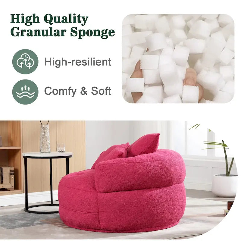 Poltrona rotonda relax ?C bianco/blu/grigio/giallo/arancione/rosso rosa/blu navy/verde, posto singolo e doppio