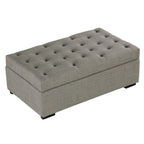 Canapé-lit pliant, pouf de 49,6 pouces avec canapé-lit pliant, pouf convertible faisant office de lit avec matelas à mémoire de forme et design capitonné