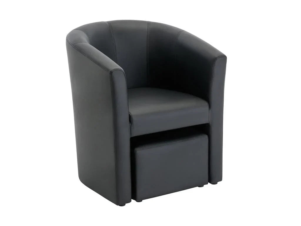 Poltrona in rattan - nera (decovivante)