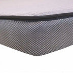 Divano letto Rancho in tessuto effetto pelle scamosciata marrone rustico - 37 x 86 x 40
