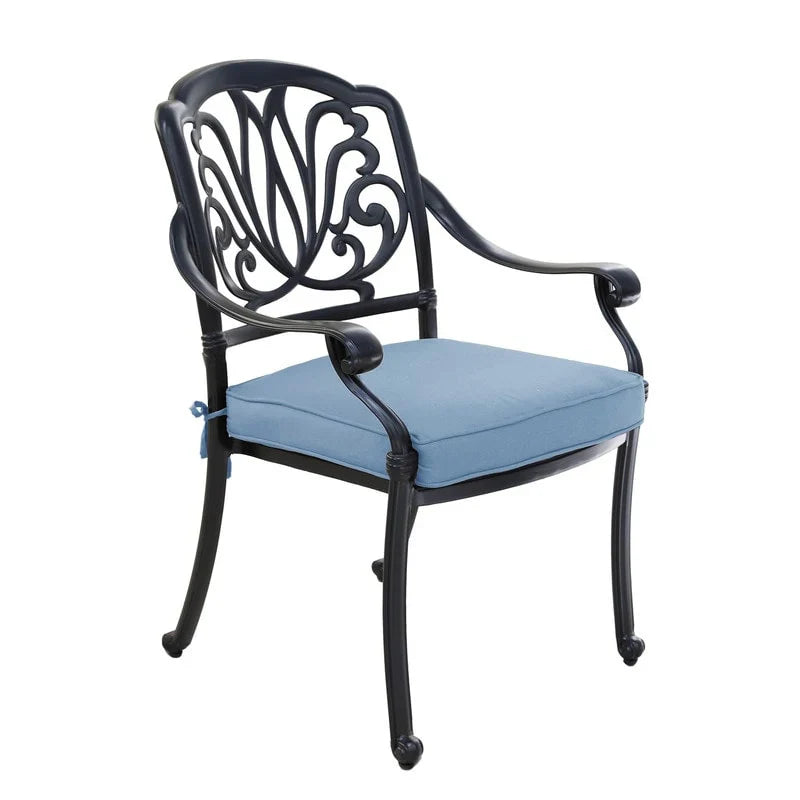 Set da pranzo in alluminio color canna di fucile da 13 pezzi Manasquan di Havenside Home