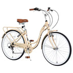 Zeus & Ruta Damenfahrrad, 24 Zoll, mit 7 Gängen und Stahlrahmen