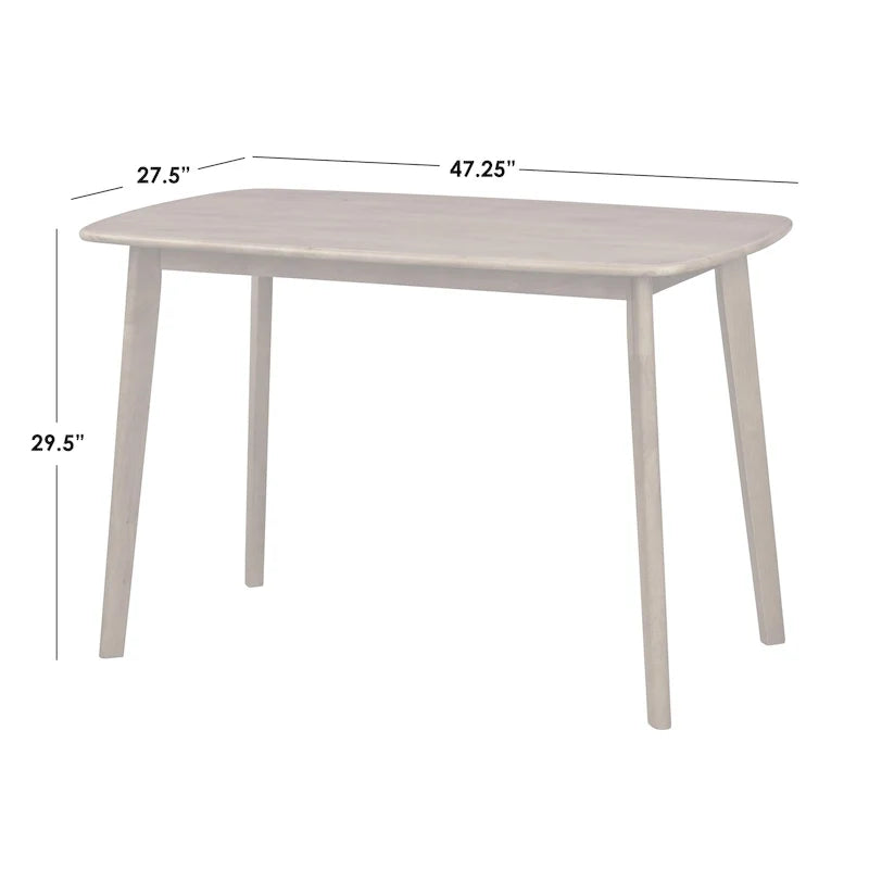 Set da pranzo Nettie in legno massello da 4 pezzi Simple Living