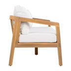 Christopher Knight Home Sunny Modern 5 Piece Acacia Seating Set with Rectangular Slatted Table and 7 Seaters