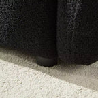 Divano moderno GDFStudio Alanna da 79,5 pollici, a 3 posti, rivestito in tessuto teddy con cuscini
