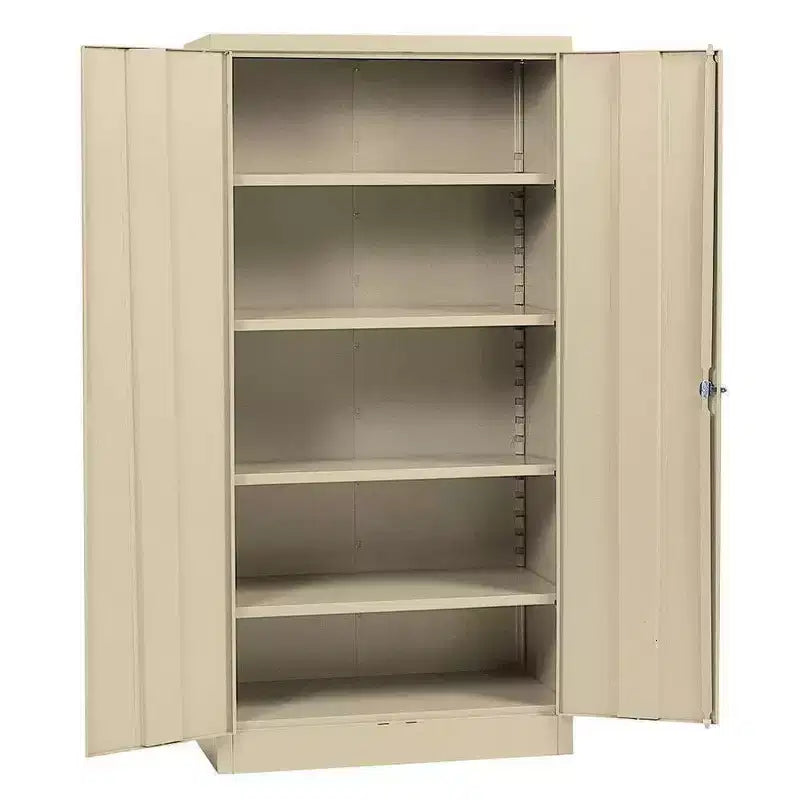 Mobile contenitore autoportante in acciaio Edsal, 36" L x 18" P x 72" H, beige