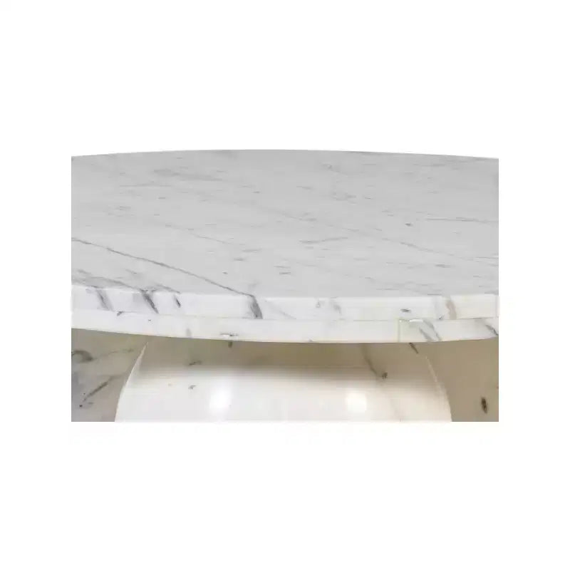 Table basse ronde en marbre avec pieds sphériques, multicolore, 4 places ??