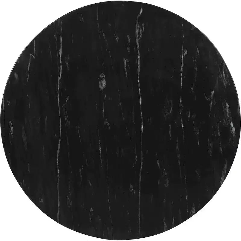 Table basse ronde en marbre avec pieds sphériques, multicolore, 4 places ??