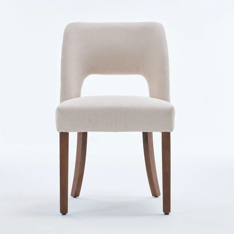 Set of 4 Fabric-upholstered Dining Chairs