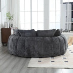Comodo divano letto matrimoniale a panetto, divano letto oversize con braccioli