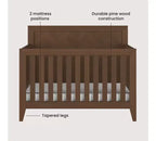 Child Craft Kieran Crib, Double Dresser and Chest Nursery Set, 3-Piece, Includes 4-in-1 Convertible Crib, Dresser and Chest