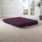 Lit de repos/lit d’appoint escamotable grand format – microvelours