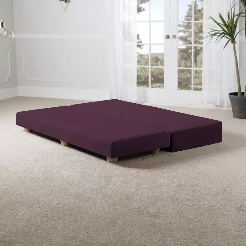 Lit de repos/lit d’appoint escamotable grand format – microvelours