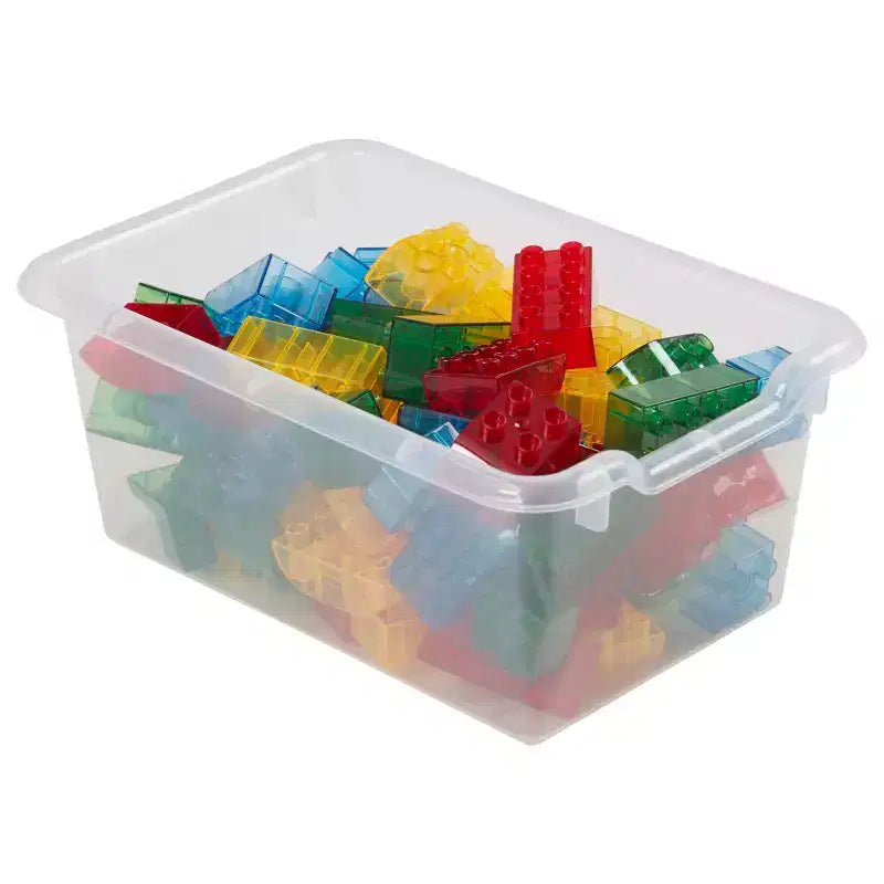 Mobiletto mobile con vassoi e 15 contenitori frontali a vaschetta, 3x4, arredo per bambini