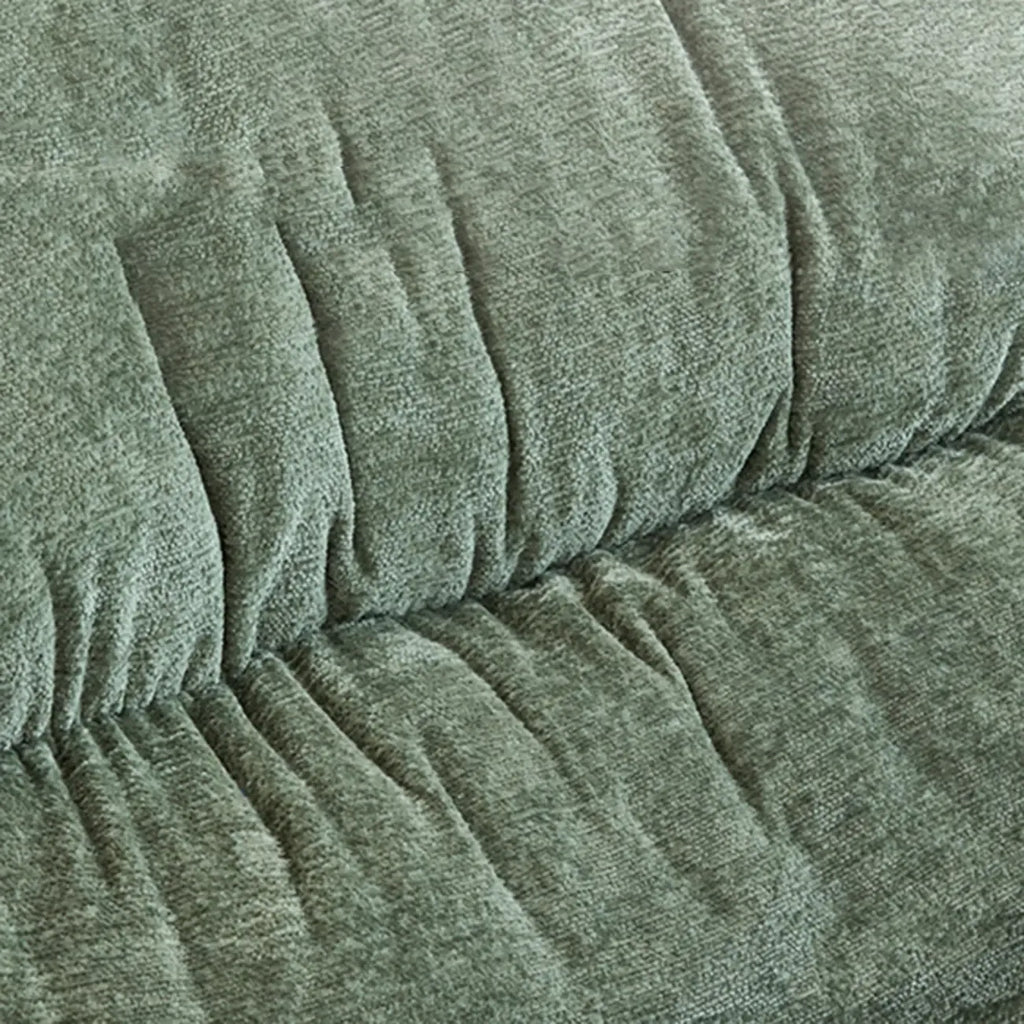 Sedia a dondolo moderna ed ergonomica rivestita in velluto per cameretta